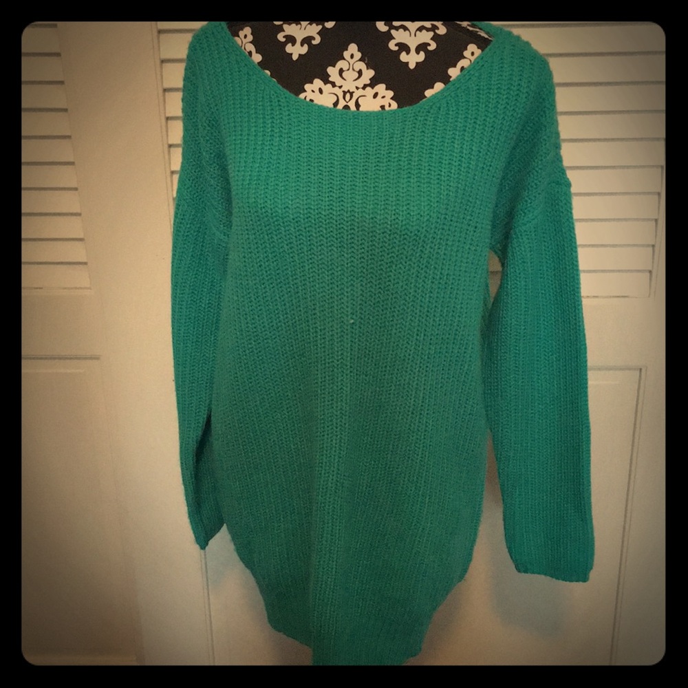 Teal Long Sweater!